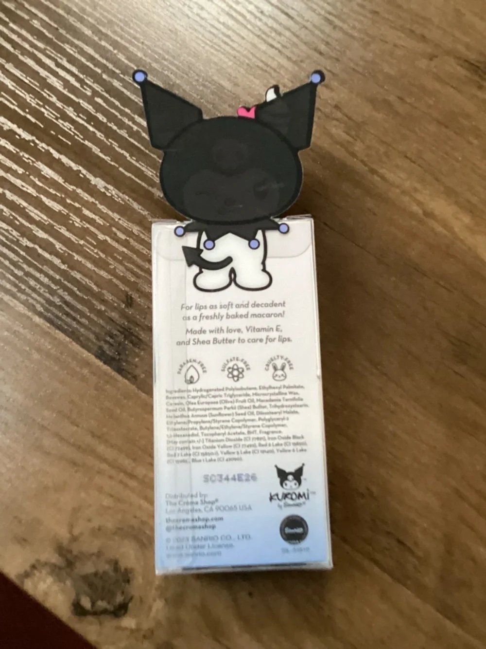 The Crème Shop x Kuromi macaron lip balm  0.26 oz (7.5 g) NEW